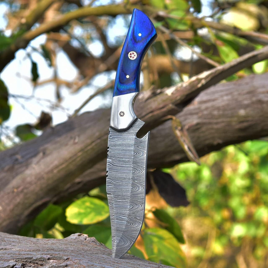 9" Damascus Steel