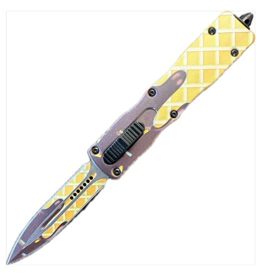 LIONEDGEKNIVES 167GDBK OTF Knife