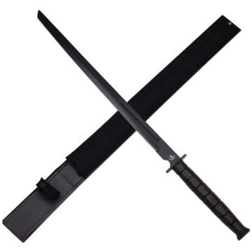 LIONEDGEKNIVES Fantasy Ninja Machete Black Tan YML016-29BKTN