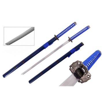 LIONEDGEKNIVES 39 Inch Classic Ninja Katana Sword Blue SE-58LBL