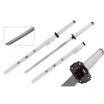 LIONEDGEKNIVES 39 Inch Classic Ninja Katana White SE-58LWT