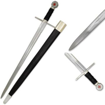LIONEDGEKNIVES Crusader Holy Cross Knights Templar Long Sword TC-5508