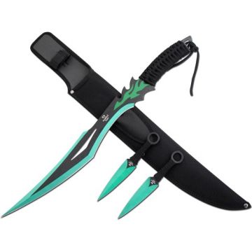 LIONEDGEKNIVES Ninja Sword Comes With Throwing Knife SE-1714-4