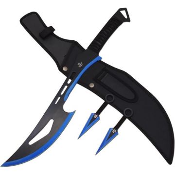 LIONEDGEKNIVES Ninja Sword and Kunai Throwing Knife Set SE-1711-5