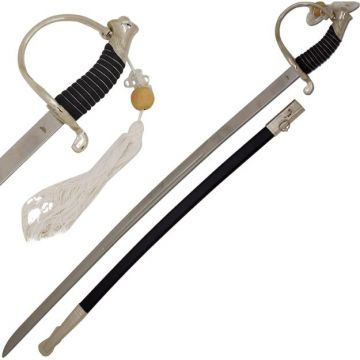 LIONEDGEKNIVES CSA Cavalry Civil War Officer Sword SE-8851CSA-SL