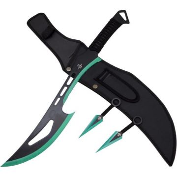 LIONEDGEKNIVES Ninja Sword and Kunai Throwing Knife Set SE-1711-4