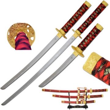 LIONEDGEKNIVES Samurai Sword Set SE-3970-SET