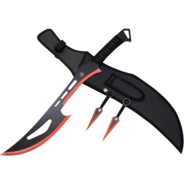 LIONEDGEKNIVES Ninja Sword and Kunai Throwing Knife Set SE-1711-3