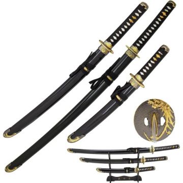 LIONEDGEKNIVES Samurai Sword Set SE-3973-SET