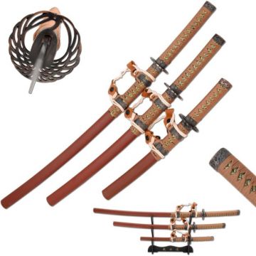 LIONEDGEKNIVES Samurai Sword Set SE-9157-SET