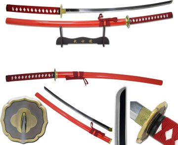 LIONEDGEKNIVES Samurai Sword with Display Stand SE-1936