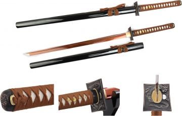 LIONEDGEKNIVES Handmade Samurai Katana Sword SEHM-0595