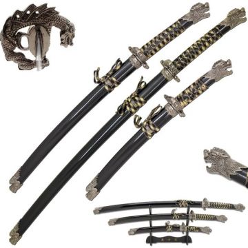 LIONEDGEKNIVES Samurai Sword Set SE-3668-SET