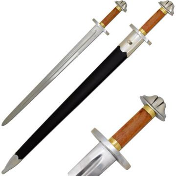 LIONEDGEKNIVES 10th Century Viking Tempered Handmade Sword ICS-606