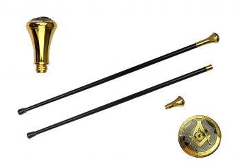 LIONEDGEKNIVES Masonic Walking Cane KT-1544G