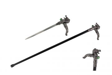 LIONEDGEKNIVES Dragon Head Walking Cane KT-17406