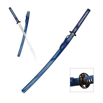 LIONEDGEKNIVES Classic Handmade Samurai Katana Blue SE-043BL