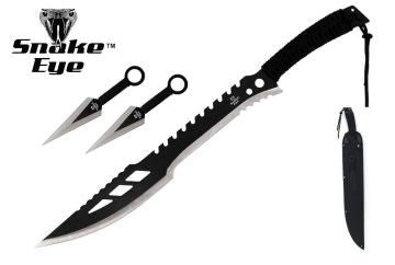LIONEDGEKNIVES Ninja Sword Comes With Throwing Knife SE-1715-2
