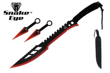 LIONEDGEKNIVES Ninja Sword Comes With Throwing Knife SE-1715-3