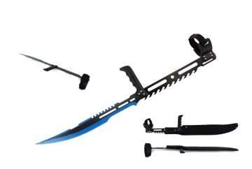 LIONEDGEKNIVES Blood Rayne Ninja Forearm Vampire Zombie Sword Blue SE-1809-4BL