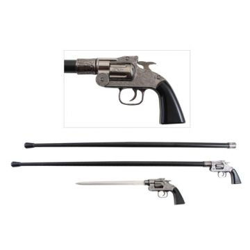 LIONEDGEKNIVES Revolver Functional Walking Cane SE-5292