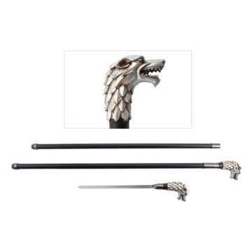 LIONEDGEKNIVES Dire Wolf Walking Cane SE-5293