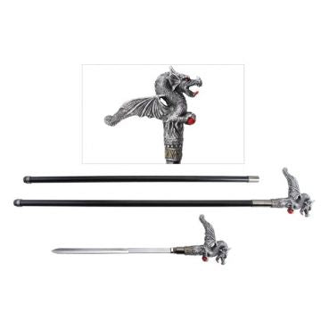 LIONEDGEKNIVES Dragon Walking Cane SE-5294