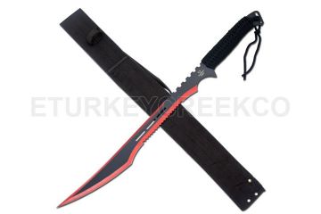 LIONEDGEKNIVES 27 Inch Ninja Sword Red SE-741SRD