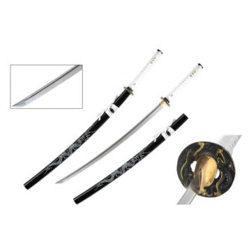LIONEDGEKNIVES Classic Handmade Samurai Katana White SE-768WH