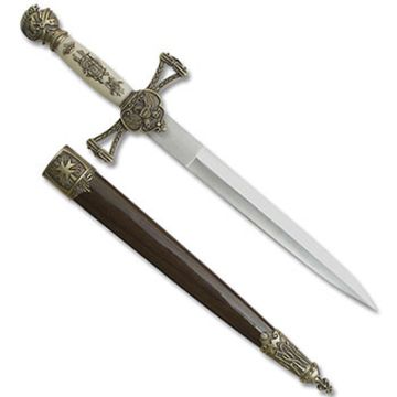 14 Inch Medieval Sword With Knight Pommel SW-799