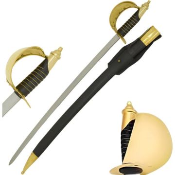 LIONEDGEKNIVES 1860 US Navy Cutlass Sword TC-5512