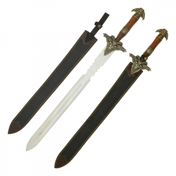 LIONEDGEKNIVES The Horned Beast Fantasy Sword OR-730