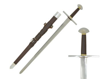 LIONEDGEKNIVES 13th Century Norman Oil Tempered Sword TC-5102T