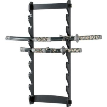 8 PC Wall Mount Sword Display Rack WS-8W